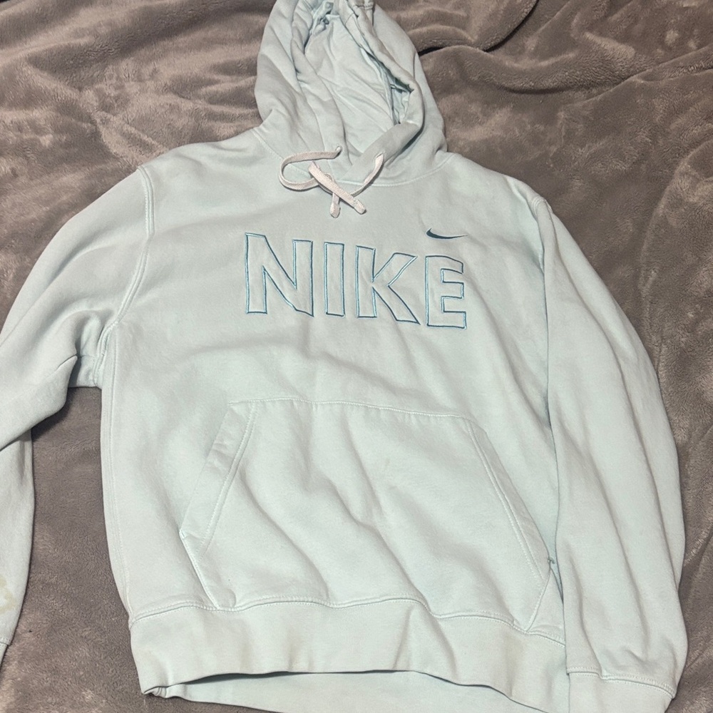 Nike Sky Blue Pullover Hoodie